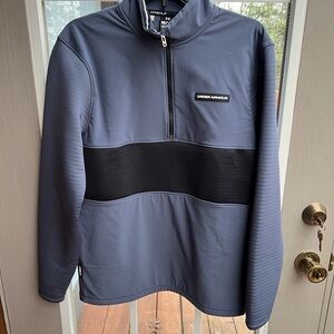 Under Armour Men's Gold Pullover Medium 1/4 zip
